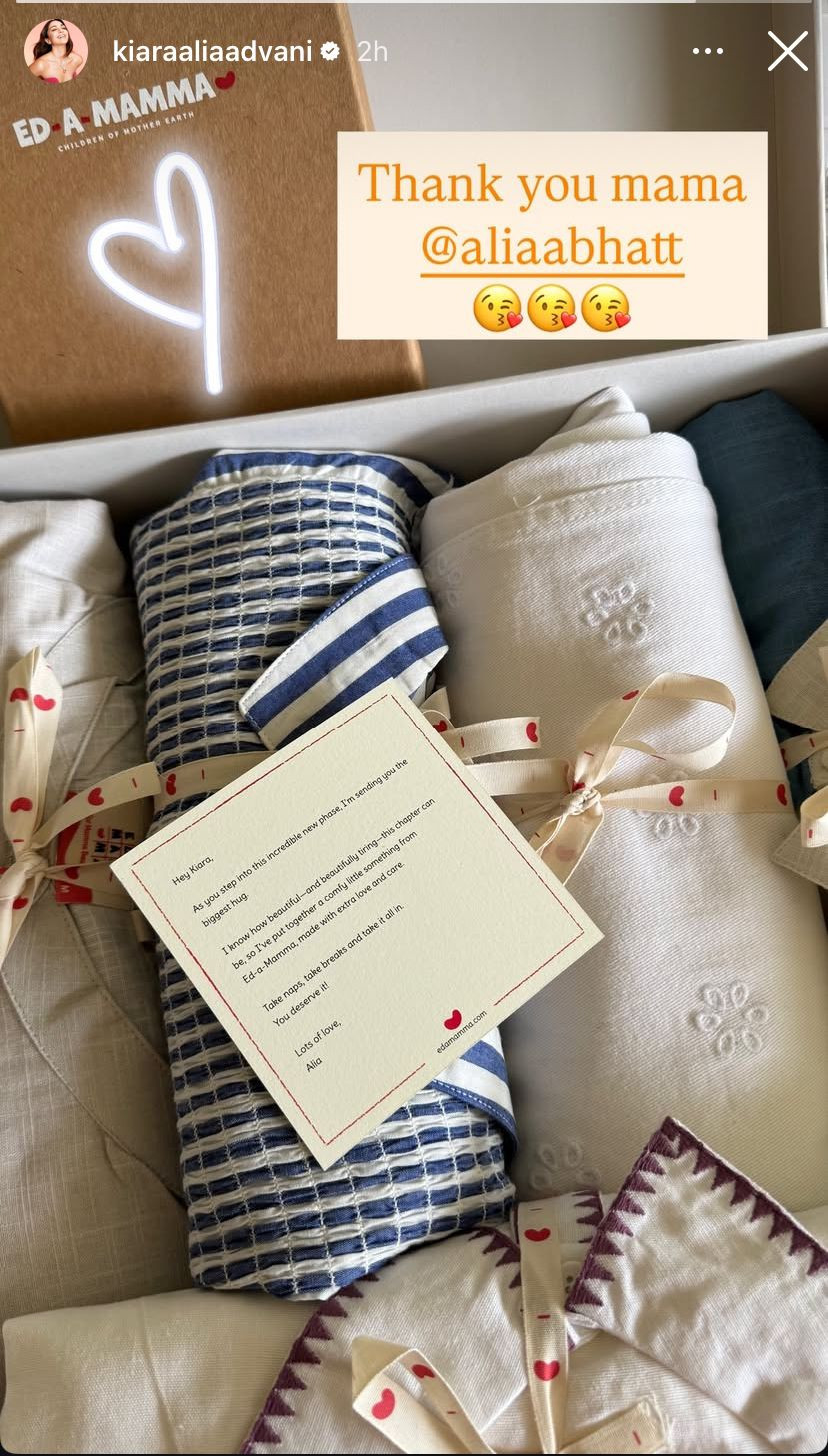 'I have put together a comfy little something': Alia Bhatt gifts mom-to-be Kiara Advani baby clothes